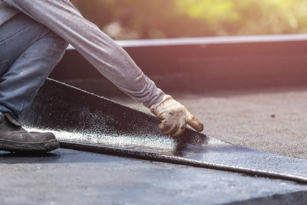 Professional Waterproofing technician working in Wyoming, NY